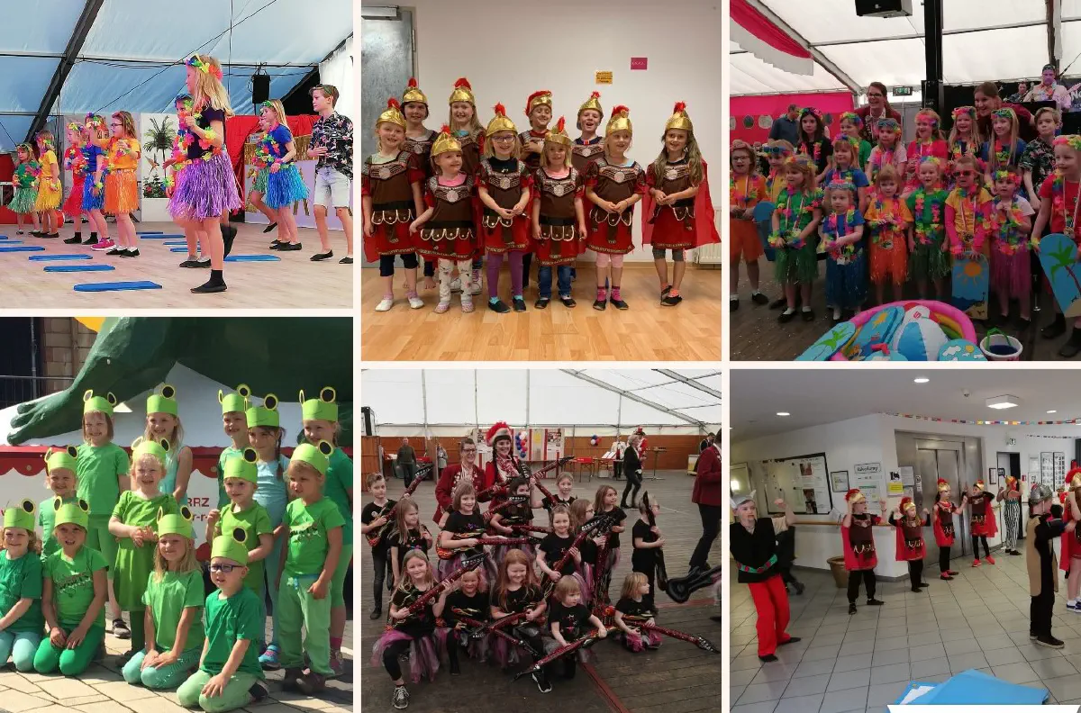 Collage RRZ-Kids Auftritte — Einzelfotos vom Verein nachliefern
